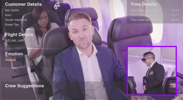 Screen shot - New Zealand Airlines AR Beta