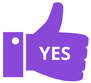 Yes image thumbs up